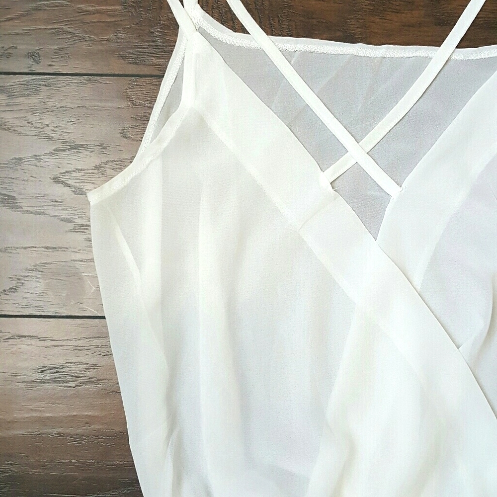 Sheer Swim Top Cover Up